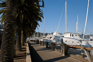 boat slips san francisco bay yacht moorage Schoonmaker Point Marina, Sausalito, CA
